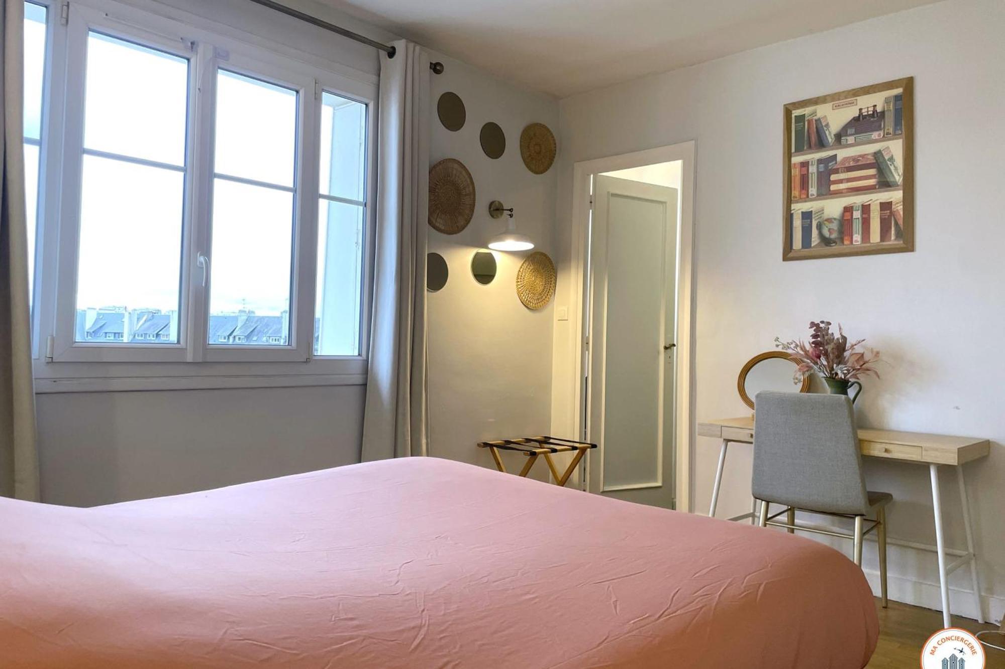 Le Penthouse - Vue Centre Ville, Proche Gare Sncf カーン エクステリア 写真